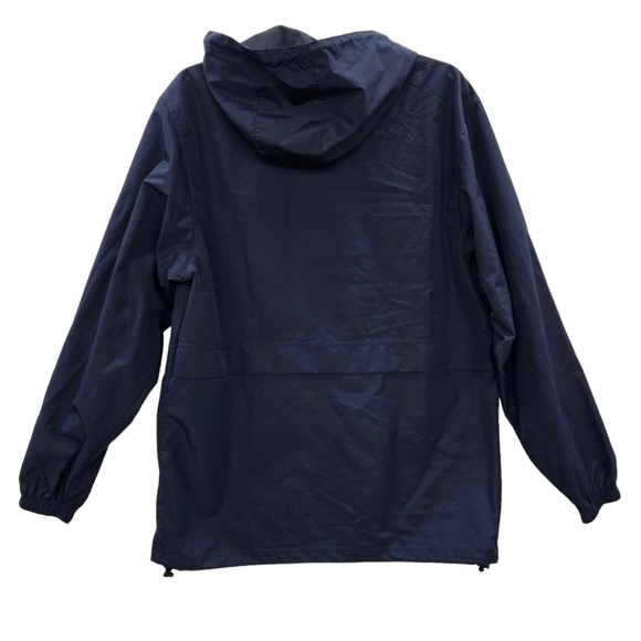 Champion Full Zip Jacket Men's Size Medium Blue Lightweight Wind Breaker Hooded - Picture 2 of 13